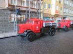 1939 Opel Blitz bluswagen Roco Brandweer Rood/Zwart, Ophalen of Verzenden, Zo goed als nieuw, Bus of Vrachtwagen, Roco