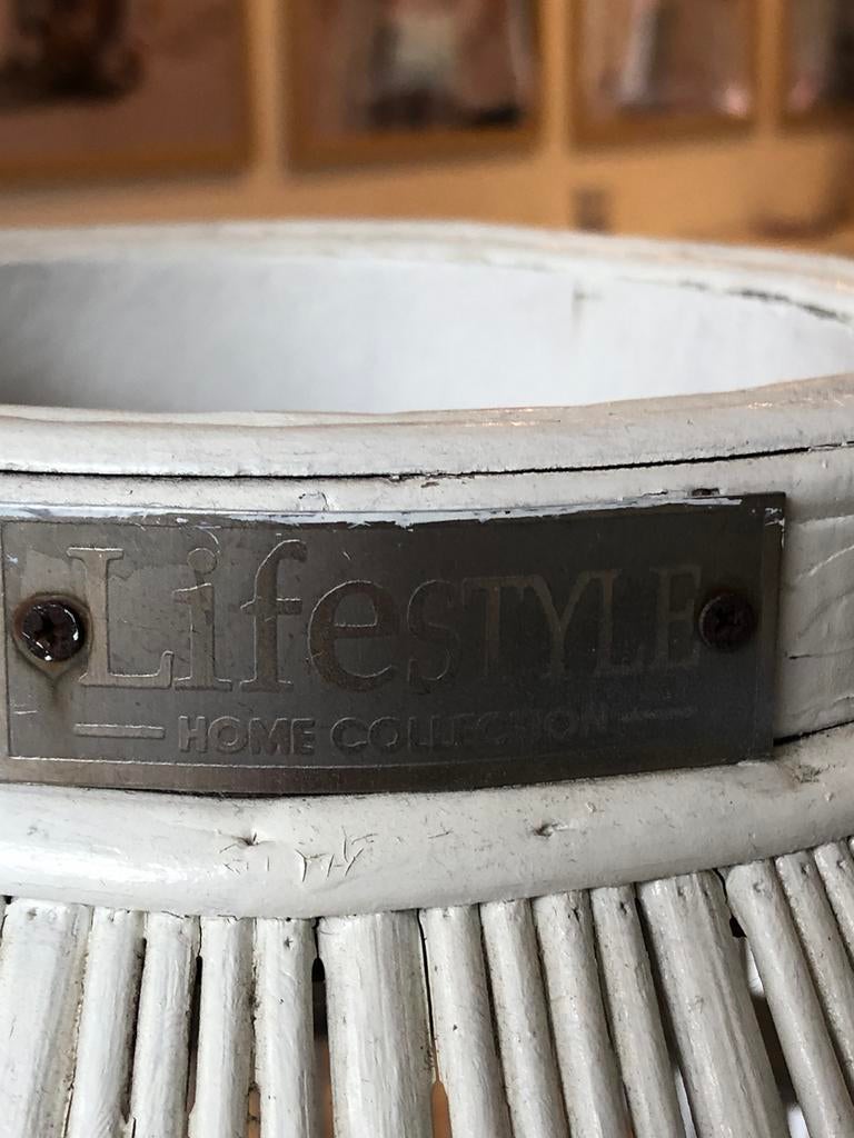 Heel groot windlicht merk: Lifestyle Ibiza stijl, Overige materialen, Gebruikt, 25 tot 50 cm, Wit