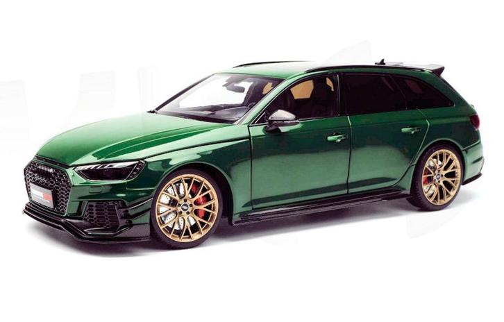 1:18 Audi RS4 B9 - 2020 Darwin pro, kleur: Groen AANBIEDING!, Hobby en Vrije tijd, Modelauto's | 1:18, Nieuw, Auto, Overige merken