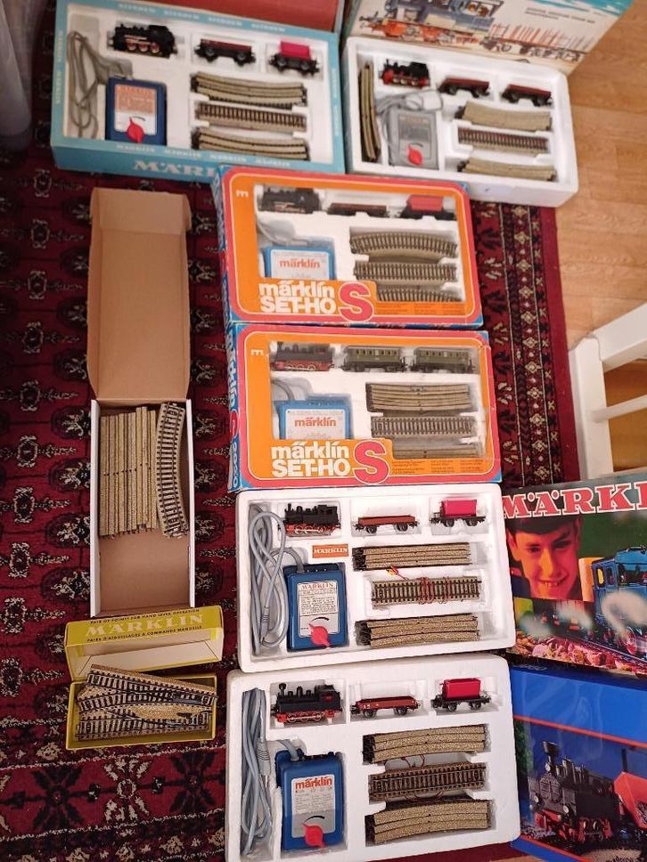 marklin sets uit de jaren 60 en 70 alles werkt, Hobby en Vrije tijd, Modeltreinen | H0, Zo goed als nieuw, Treinset, Wisselstroom