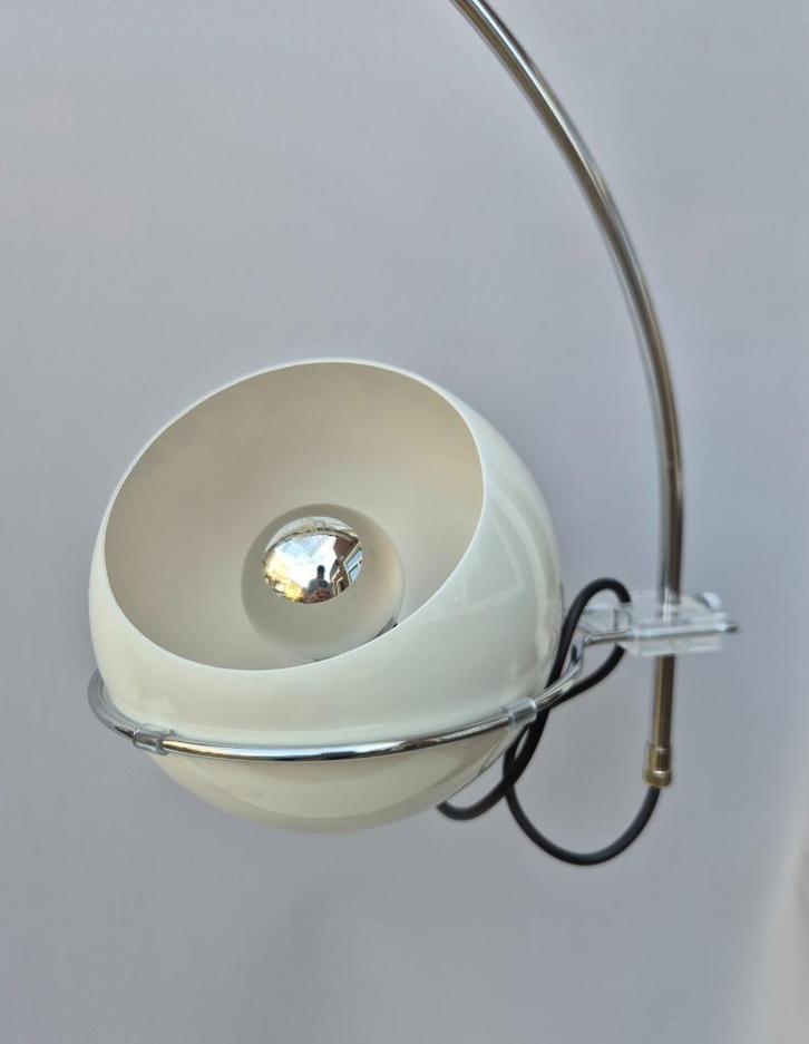 Vintage vloerlamp - Gepo 300 dubbele booglamp - Jaren 70, Huis en Inrichting, Lampen | Vloerlampen, Zo goed als nieuw, 150 tot 200 cm