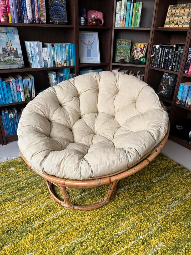 Papasan Stoel, Huis en Inrichting, Stoelen, Zo goed als nieuw, Eén, Riet of Rotan, Ophalen