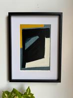 Kunst mid century moderm schilderij art painting abstract, Ophalen of Verzenden