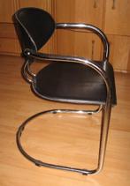 2 zwarte keukenstoelen, Ophalen, Gebruikt, Zwart, Eén