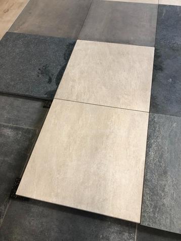 keramische terrastegels 60x60x2 Y50460 slate beige taupe beschikbaar voor biedingen