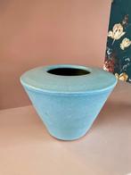 Mooie studio pottery vintage blauwe Vaas, Ophalen