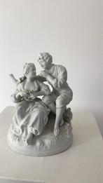 Romantisch biscuit porselein beeldje, Ophalen of Verzenden
