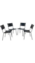 Harvink eetkamerstoelen postmodern 1990s, Huis en Inrichting, Stoelen, Ophalen, Gebruikt, Zwart, H