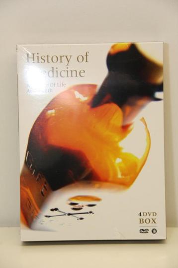 DVD Box History of Medicine ( 4 disks). Nieuw en gesealed.   beschikbaar voor biedingen