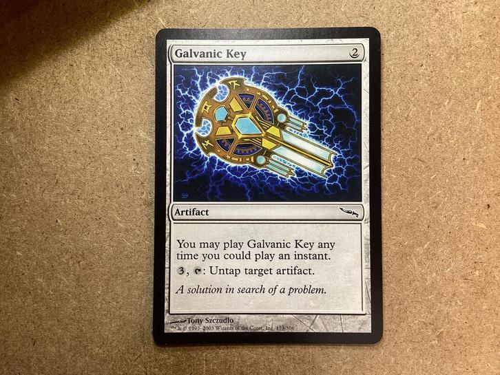 1x Galvanic Key [173/306] (Excellent), Hobby en Vrije tijd, Verzamelkaartspellen | Magic the Gathering, Zo goed als nieuw, Losse kaart