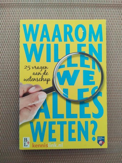 Sanne Deurloo - Waarom willen we alles weten?, Boeken, Overige Boeken, Zo goed als nieuw, Ophalen of Verzenden
