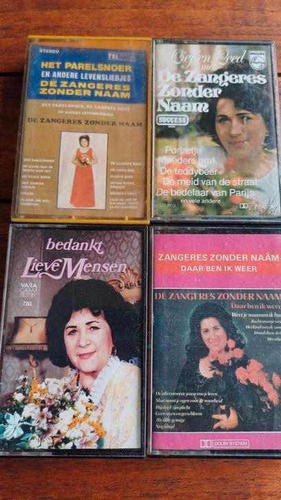 ZANGERES ZONDER NAAM> 3X NOSTALGIE  OP ORIGINEEL BANDJE., Cd's en Dvd's, Cassettebandjes, Gebruikt, Origineel, Nederlandstalig