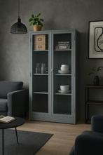 Vintage Gispen vitrinekast, Huis en Inrichting, Kasten | Vitrinekasten, Ophalen, 50 tot 100 cm, Modern, Vintage, Industrie, Metaal