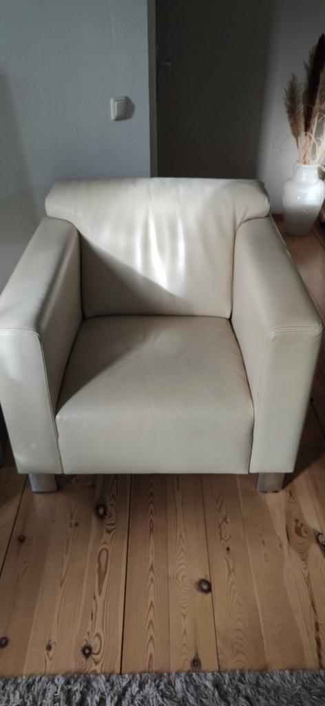 Mooie leren fauteuil - 2e ronde!, Huis en Inrichting, Fauteuils, Ophalen