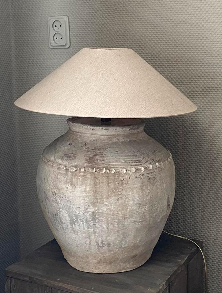 Kruiklamp, Huis en Inrichting, Lampen | Tafellampen, Zo goed als nieuw, Minder dan 50 cm, Ophalen