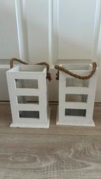 Houten windlichten, Ophalen, Gebruikt, Hout, Minder dan 25 cm