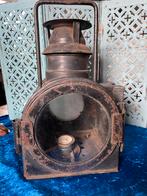 Antieke Treinlamp - Sfeervolle Verlichting, Ophalen of Verzenden