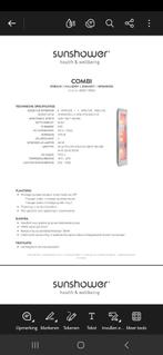 Sunshower Combi, Ophalen, Zonnebank enkelzijdig, Minder dan 10 lampen