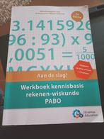 E. Kloet - Werkboek kennisbasis rekenen-wiskunde PABO, E. Kloet; N. Wolzak; R. Moraal; Erasmus Education, Ophalen of Verzenden