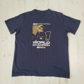 Max Verstappen T-shirt XXL 2XL 2022 wereldkampioen beschikbaar voor biedingen