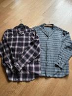 2 geruite overhemden mt L, ook per stuk, Ophalen of Verzenden, Gedragen, Overige kleuren, Halswijdte 41/42 (L)