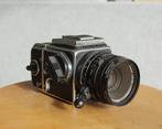 Hasselblad 500 C/M | Compleet met Carl Zeiss 80mm & 150mm, Audio, Tv en Foto, Fotocamera's Analoog, Ophalen, Gebruikt, Spiegelreflex