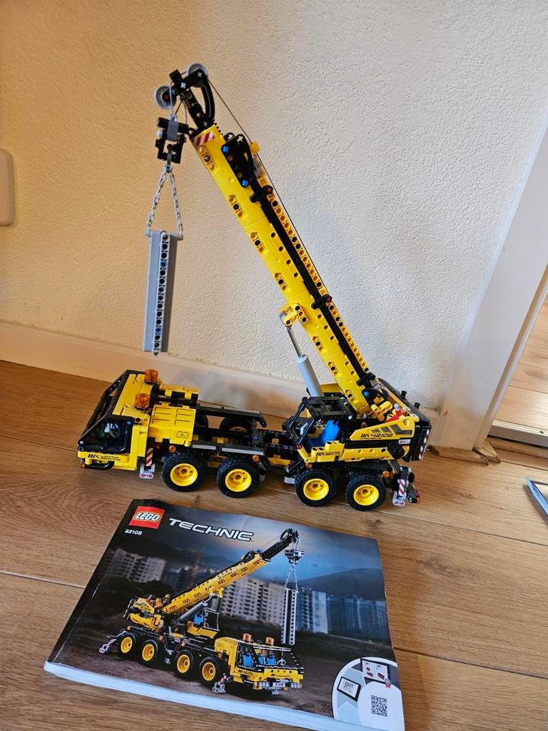 Lego Technic 42108 Mobiele Kraanwagen, Ophalen of Verzenden, Zo goed als nieuw, Complete set, Lego