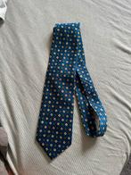 Vintage Blauwe Stropdas, Ophalen of Verzenden, Gedragen, Blauw, Met patroon