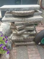 Restant grindtegels, Tuin en Terras, Bielzen en Borders, Ophalen, Gebruikt, Beton, Minder dan 100 cm