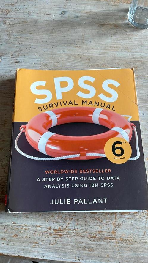 SPSS Survival Manual 6th edition - Julie Pallant, Boeken, Psychologie, Zo goed als nieuw, Klinische psychologie, Ophalen of Verzenden