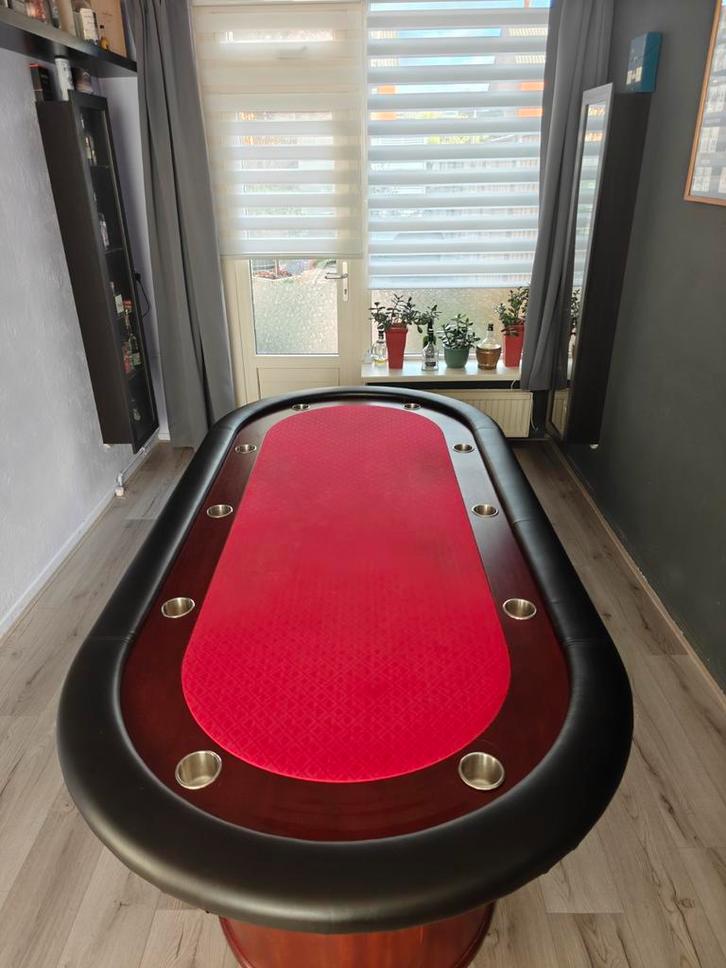 Pokertafel te koop, Hobby en Vrije tijd, Gezelschapsspellen | Kaartspellen, Gebruikt, Ophalen