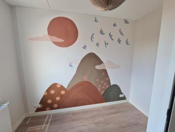 Roomblush - panoramisch behang mountain tops beschikbaar voor biedingen