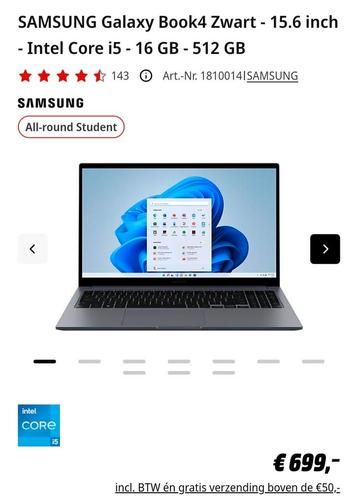 Samsung Galaxy Book4 NIEUW  beschikbaar voor biedingen