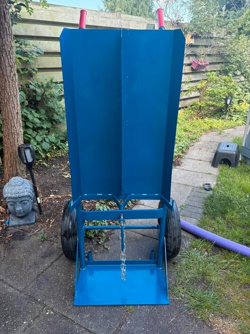 Flessenwagen voor 2 x 40/50 liter flessen, Doe-het-zelf en Verbouw, Gereedschap | Lasapparaten, Zo goed als nieuw, Ophalen