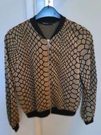 Stijlvol jasje met slangenprint - Maat s, Fos, Bruin, Nieuw, Overige maten
