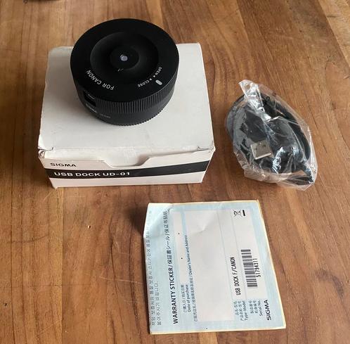 Sigma UD—01 USB dock voor Canon, Audio, Tv en Foto, Fotografie | Lenzen en Objectieven, Zo goed als nieuw, Ophalen of Verzenden
