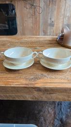 Wedgwood edme  soepkom en schotel 2 stuks, Ophalen of Verzenden