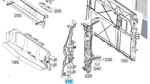 Luchtgeleider van een Mercedes Vito, Auto-onderdelen, Motor en Toebehoren, Mercedes-Benz, Nieuw, 3 maanden garantie, Ophalen of Verzenden