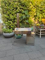 Qubestove houtpallet gestookte pizzaoven, Tuin en Terras, Pizzaovens, Ophalen of Verzenden, Zo goed als nieuw