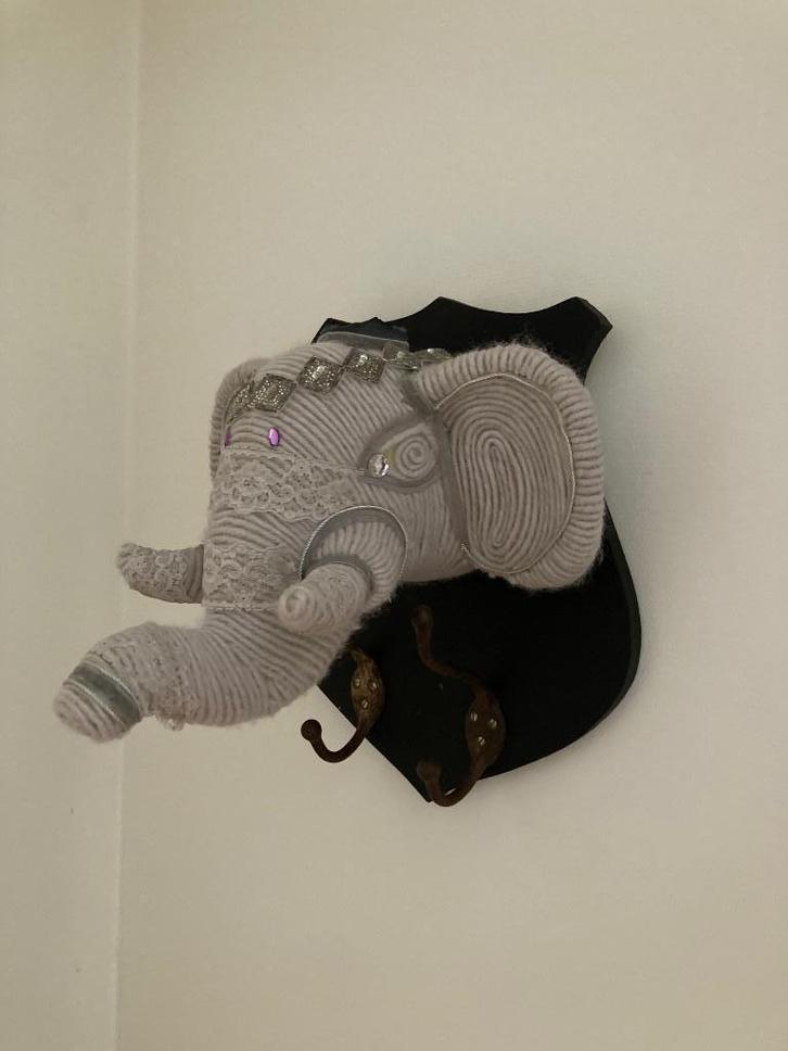 Unieke olifant kapstok van een kunstenaar, Antiek en Kunst, Kunst | Litho's en Zeefdrukken, Ophalen of Verzenden