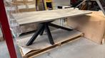 Tafel | Industrieel | Betonlook 200x100x76cm, Tolleane 20a, Nedfurn, Ophalen of Verzenden, Zo goed als nieuw