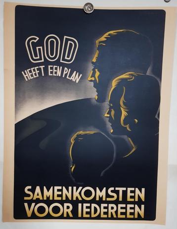 Poster God Heeft een Plan Echt oud Samenkomsten beschikbaar voor biedingen