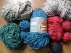 Rest-bollen Tweedgaren v.d Action, Hobby en Vrije tijd, Breien en Haken, Ophalen of Verzenden, Zo goed als nieuw, Breien of Haken