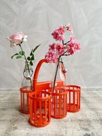 Vintage oranje curver flessenkrat / flessenrek kunststof, Ophalen of Verzenden, Huis en Inrichting