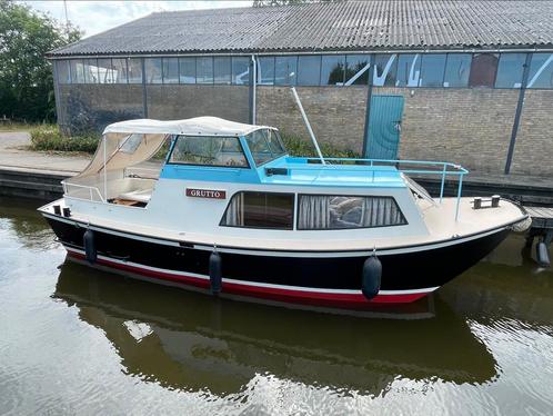 Doerak700, schilderbeurt 2024, 2-cil Yanmar, verwarming, Watersport en Boten, Motorboten en Motorjachten, Gebruikt, Staal, Diesel