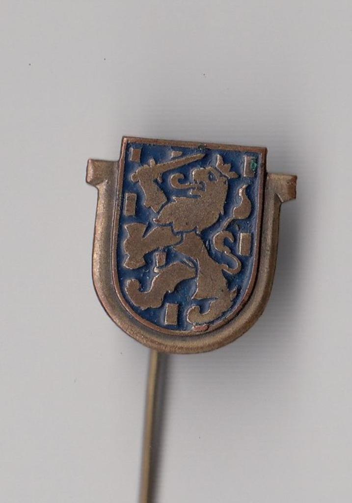 Nederlandsche Unie speldje Versie A Anti-NSB, Verzamelen, Militaria | Tweede Wereldoorlog, Embleem of Badge, Nederland, Ophalen of Verzenden