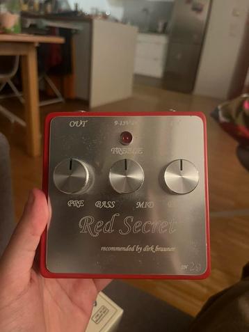 Red Secret pedal - prototype (german botique handmade) beschikbaar voor biedingen