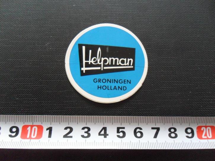 sticker Groningen Helpman  Holland, Verzamelen, Stickers, Zo goed als nieuw, Ophalen
