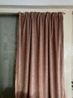 Velours Gordijnen Oudroze, Huis en Inrichting, Gebruikt, Overige kleuren, 200 cm of meer, 150 tot 200 cm