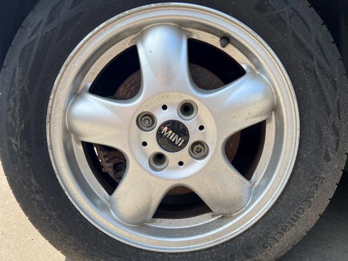 Velgen set van een Mini Cooper, Auto-onderdelen, Banden en Velgen, Personenwagen, Gebruikt, 3 maanden garantie, Ophalen of Verzenden